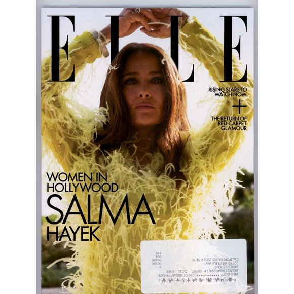 ELLE NOV 2021 SALMA HAYEK, Women in Hollywood, Rising Stars, Red-Carpet Glamour! - Picture 1 of 1